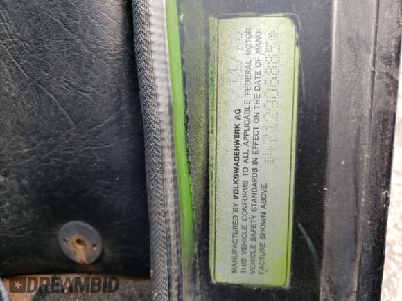 ✅ 1971 Porsche 914 • VIN: 4712906885 • Lot: 71663144. Listed on Copart with 47,520 mi. Free auction sales archive from the USA and detailed vehicle history report at DreamBid. Image 12.