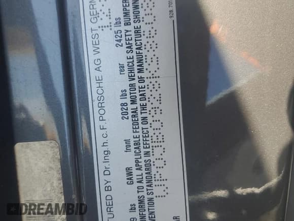 ✅ 1989 Porsche 928 • VIN: WP0JB0928KS860836 • Lot: 58086885. Wystawiony na Copart z przebiegiem 63 429 mil. Bezpłatny archiwum sprzedaży aukcyjnych z USA i szczegółowy raport historii pojazdu na DreamBid. Zdjęcie 12.