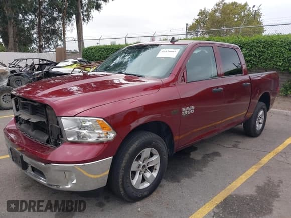 ✅ 2021 Ram 1500 Tradesman • VIN: 3C6RR6KT0MG707082 • Lot: 43436663. Listed on IAAI with Not provided. Free auction sales archive from the USA and detailed vehicle history report at DreamBid. Image 2.