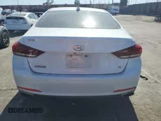 2015 Hyundai Genesis 3.8L z VIN KMHGN4JE2FU095515, wystawiony jako Copart lot #78081044 z przebiegiem 110 296 mil mil oraz Szkoda całkowita • Salvage title. Historia ofert i sprzedaży dostępna na DreamBid. Obrazek 6.