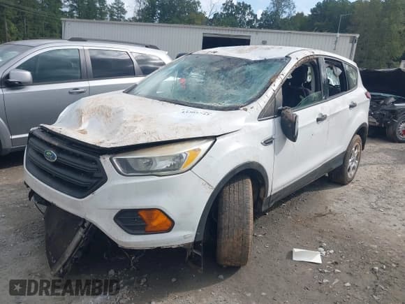 ✅ 2017 Ford Escape S • VIN: 1FMCU0F76HUC30910 • Lot: 43405742. Listed on IAAI with 160,138 mi. Free auction sales archive from the USA and detailed vehicle history report at DreamBid. Image 2.