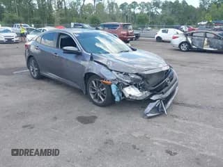 ✅ 2021 Honda Civic EX-L • VIN: 19XFC1F79ME013855 • Lot: 42870855. Listed on IAAI with 63,673 mi. Free auction sales archive from the USA and detailed vehicle history report at DreamBid. Image 1.