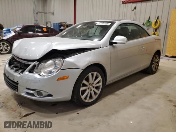 ✅ 2007 Volkswagen Eos 2.0T • VIN: WVWBA71F67V047256 • Lot: 92184425. Listed on Copart with 129,616 mi. Free auction sales archive from the USA and detailed vehicle history report at DreamBid. Image 1.