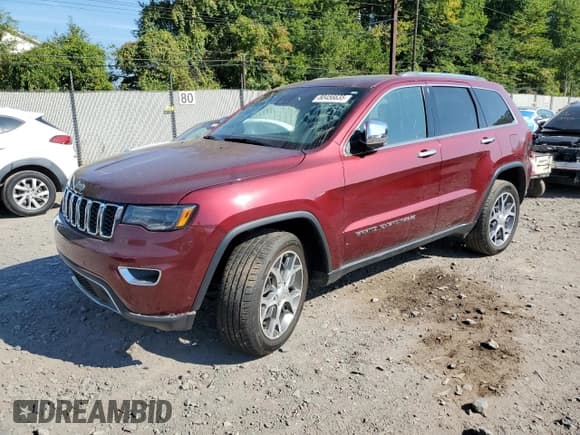 ✅ 2022 Jeep Grand Cherokee Limited • VIN: 1C4RJFBG1NC119750 • Лот: 80456635. Опубликован ранее на Copart с пробегом 74 784 миль. Бесплатный доступ к архиву аукционных продаж из США и подробный отчёт об истории автомобиля на DreamBid. Изображение 1.
