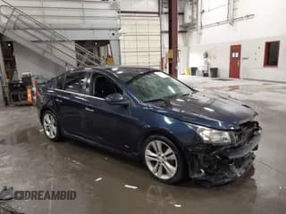 ✅ 2015 Chevrolet Cruze LTZ • VIN: 1G1PG5SB6F7101140 • Lot: 43357948. Listed on IAAI with 177,561 mi. Free auction sales archive from the USA and detailed vehicle history report at DreamBid. Image 1.