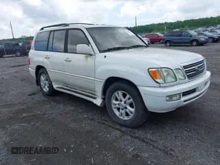 ✅ 2001 Lexus LX 470 • VIN: JTJHT00W613506010 • Lot: 42277268. Wystawiony na IAAI z przebiegiem 186 671 mil. Bezpłatny archiwum sprzedaży aukcyjnych z USA i szczegółowy raport historii pojazdu na DreamBid. Zdjęcie 1.