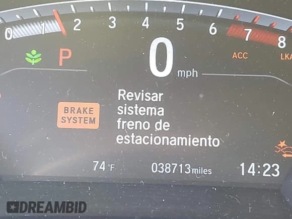 ✅ 2020 Honda CR-V EX • VIN: 2HKRW1H59LH412291 • Lot: 43605846. Listed on IAAI with 38,713 mi. Free auction sales archive from the USA and detailed vehicle history report at DreamBid. Image 14.