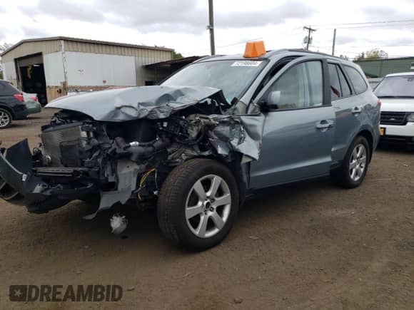 2009 Hyundai Santa Fe Limited with VIN 5NMSH73E99H296649, listed as a Copart auction lot 72198604 with 108,284 mi miles and Salvage title. Bid and sale history available at DreamBid. Image 1.