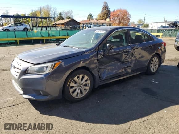 ✅ 2017 Subaru Legacy Premium • VIN: 4S3BNAF63H3037937 • Лот: 85876205. Опубликован ранее на Copart с пробегом 144 726 миль. Бесплатный доступ к архиву аукционных продаж из США и подробный отчёт об истории автомобиля на DreamBid. Изображение 1.