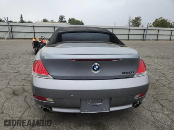 ✅ 2007 BMW 6 Series 650i • VIN: WBAEK13597CN72509 • Lot: 81504285. Listed on Copart with 102,609 mi. Free auction sales archive from the USA and detailed vehicle history report at DreamBid. Image 6.