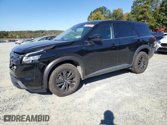 2022 Nissan Pathfinder S with VIN 5N1DR3AA6NC220325, listed as a Copart auction lot 87080375 with 60,651 mi miles and Salvage title. Bid and sale history available at DreamBid. Image 1.