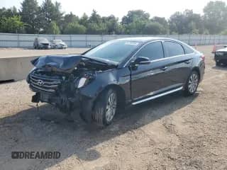 2015 Hyundai Sonata Limited с VIN 5NPE34AF9FH109690, выставлен на аукционе Copart как лот 64752095 с пробегом 65 509 миль миль и Списание • Salvage title. История ставок и продаж доступна на DreamBid. Изображение 1.