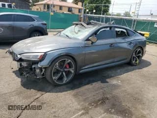 ✅ 2019 Audi RS 5 Sportback • VIN: WUABWCF55KA906835 • Lot: 67129455. Listed on Copart with 52,544 mi. Free auction sales archive from the USA and detailed vehicle history report at DreamBid. Image 1.
