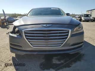 2016 Hyundai Genesis 3.8L with VIN KMHGN4JE6GU114018, listed as a Copart auction lot 75476954 with 115,344 mi miles and Salvage title. Bid and sale history available at DreamBid. Image 5.