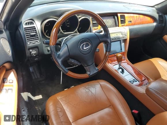 ✅ 2006 Lexus SC 430 • VIN: JTHFN48Y569002259 • Lot: 57842715. Listed on Copart with 100,295 mi. Free auction sales archive from the USA and detailed vehicle history report at DreamBid. Image 8.