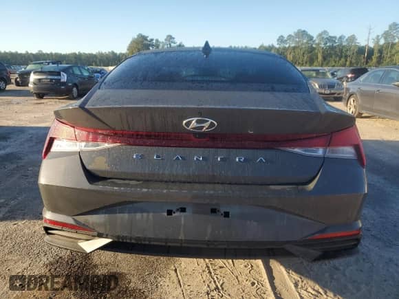 2023 Hyundai Elantra SEL with VIN KMHLS4AG1PU566273, listed as a Copart auction lot 86086825 with 6,379 mi miles and Salvage title. Bid and sale history available at DreamBid. Image 6.