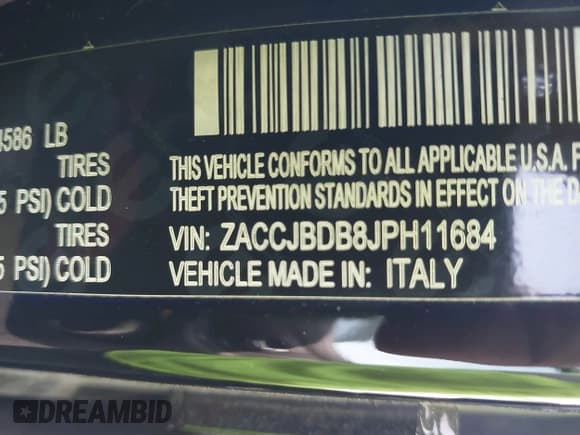 ✅ 2018 Jeep Renegade Limited • VIN: ZACCJBDB8JPH11684 • Lot: 41798155. Wystawiony na IAAI z przebiegiem 74 875 mil. Bezpłatny archiwum sprzedaży aukcyjnych z USA i szczegółowy raport historii pojazdu na DreamBid. Zdjęcie 9.