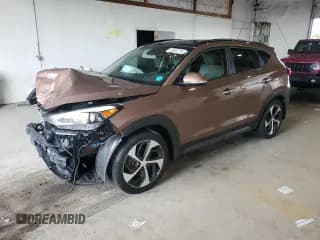 ✅ 2016 Hyundai Tucson Limited • VIN: KM8J33A26GU086636 • Лот: 67650275. Опубликован ранее на Copart с пробегом 79 688 миль. Бесплатный доступ к архиву аукционных продаж из США и подробный отчёт об истории автомобиля на DreamBid. Изображение 1.