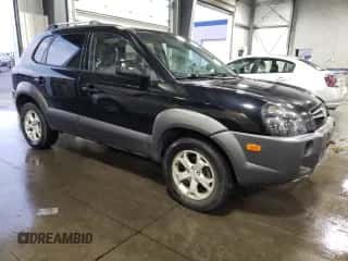 2009 Hyundai Tucson SE z VIN KM8JN12D79U114445, wystawiony jako Copart lot #76508704 z przebiegiem 162 112 mil mil oraz Szkoda całkowita • Salvage title. Historia ofert i sprzedaży dostępna na DreamBid. Obrazek 4.