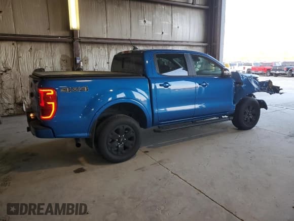 ✅ 2021 Ford Ranger Lariat • VIN: 1FTER4FH9MLD94991 • Lot: 91410725. Listed on Copart with 52,797 mi. Free auction sales archive from the USA and detailed vehicle history report at DreamBid. Image 3.