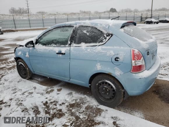 ✅ 2008 Hyundai Accent GS • VIN: KMHCM36C98U065126 • Лот: 84049704. Опубликован ранее на Copart с пробегом 88 563 миль. Бесплатный доступ к архиву аукционных продаж из США и подробный отчёт об истории автомобиля на DreamBid. Изображение 2.