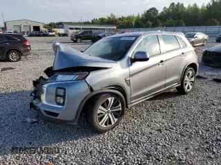 2021 Mitsubishi Outlander ES with VIN JA4APUAU8MU036584, listed as a Copart auction lot 82076805 with 53,924 mi miles and Salvage title. Bid and sale history available at DreamBid. Image 1.
