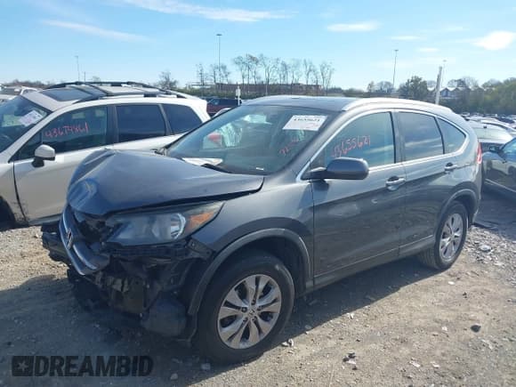 ✅ 2013 Honda CR-V EX-L • VIN: 2HKRM4H75DH657258 • Lot: 43655621. Listed on IAAI with Not provided. Free auction sales archive from the USA and detailed vehicle history report at DreamBid. Image 13.