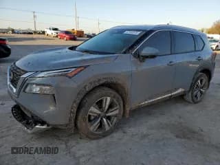 ✅ 2022 Nissan Rogue Platinum • VIN: JN8BT3DC3NW119837 • Lot: 52150575. Wystawiony na Copart z przebiegiem 46 496 mil. Bezpłatny archiwum sprzedaży aukcyjnych z USA i szczegółowy raport historii pojazdu na DreamBid. Zdjęcie 1.
