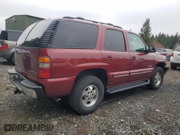 2002 Chevrolet Tahoe LT with VIN 1GNEK13Z12J247516, listed as a Copart auction lot 87127595 with 214,854 mi miles and Salvage title. Bid and sale history available at DreamBid. Image 3.