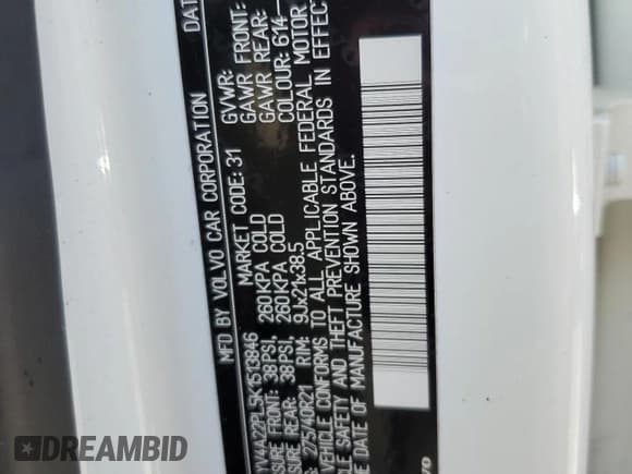 ✅ 2019 Volvo XC90 Inscription • VIN: YV4A22PL5K1513846 • Lot: 89857345. Wystawiony na Copart z przebiegiem Nie podano. Bezpłatny archiwum sprzedaży aukcyjnych z USA i szczegółowy raport historii pojazdu na DreamBid. Zdjęcie 13.