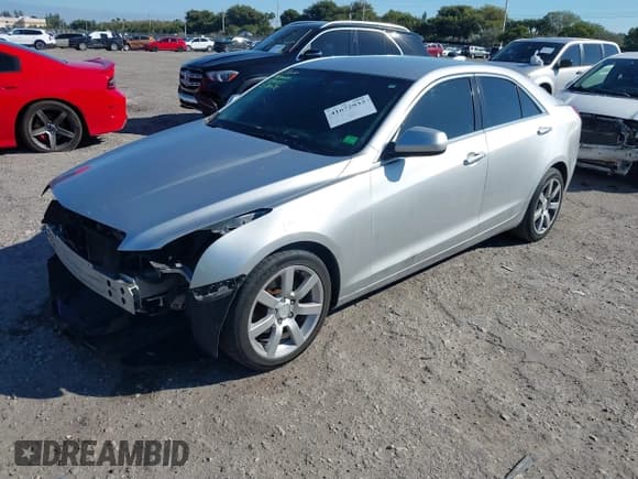 ✅ 2015 Cadillac ATS Standard RWD • VIN: 1G6AA5RA3F0105489 • Lot: 41672933. Listed on IAAI with 80,561 mi. Free auction sales archive from the USA and detailed vehicle history report at DreamBid. Image 2.