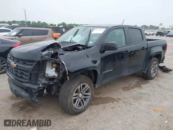✅ 2021 Chevrolet Colorado 2WD Work Truck • VIN: 1GCGSBEN5M1293788 • Lot: 42072335. Listed on IAAI with 66,806 mi. Free auction sales archive from the USA and detailed vehicle history report at DreamBid. Image 2.