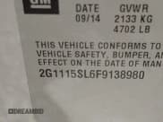 ✅ 2015 Chevrolet Impala LT • VIN: 2G1115SL6F9138980 • Lot: 42384636. Listed on IAAI with 239,993 mi. Free auction sales archive from the USA and detailed vehicle history report at DreamBid. Image 9.