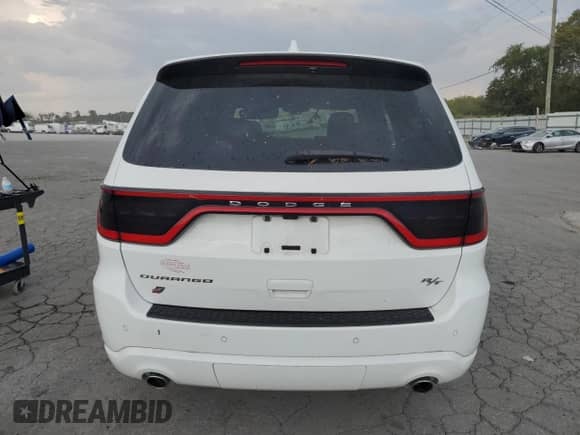 2021 Dodge Durango R/T with VIN 1C4SDJCT9MC544381, listed as a Copart auction lot 80580335 with 52,568 mi miles and Salvage title. Bid and sale history available at DreamBid. Image 6.