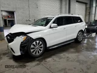 ✅ 2018 Mercedes-Benz GLS 450 • VIN: 4JGDF6EE9JB108657 • Lot: 84452085. Wystawiony na Copart z przebiegiem 107 162 mil. Bezpłatny archiwum sprzedaży aukcyjnych z USA i szczegółowy raport historii pojazdu na DreamBid. Zdjęcie 1.
