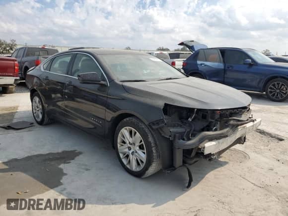 2018 Chevrolet Impala LS with VIN 2G11X5SAXJ9141855, listed as a Copart auction lot 44892675 with 84,644 mi miles and Salvage title. Bid and sale history available at DreamBid. Image 4.