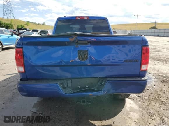 2019 Ram 1500 Express with VIN 1C6RR7FG4KS635635, listed as a Copart auction lot 67610484 with 81,543 mi miles and Salvage title. Bid and sale history available at DreamBid. Image 6.