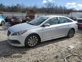✅ 2015 Hyundai Sonata Sport • VIN: 5NPE34AF5FH020778 • Lot: 39641403. Listed on Copart with 147,979 mi. Free auction sales archive from the USA and detailed vehicle history report at DreamBid. Image 1.