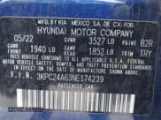 ✅ 2022 Hyundai Accent SE • VIN: 3KPC24A63NE174239 • Лот: 41255445. Опубликован ранее на IAAI с пробегом 26 127 миль. Бесплатный доступ к архиву аукционных продаж из США и подробный отчёт об истории автомобиля на DreamBid. Изображение 9.