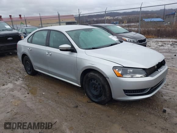 ✅ 2015 Volkswagen Passat S • VIN: 1VWAS7A35FC049845 • Lot: 43908860. Listed on IAAI with 130,975 mi. Free auction sales archive from the USA and detailed vehicle history report at DreamBid. Image 1.