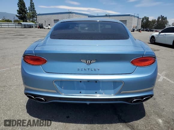 ✅ 2022 Bentley Continental GT GT V8 • VIN: SCBCG2ZG4NC094932 • Lot: 64056355. Listed on Copart with 6,596 mi. Free auction sales archive from the USA and detailed vehicle history report at DreamBid. Image 6.