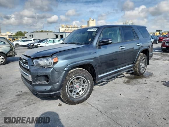 ✅ 2021 Toyota 4Runner Limited • VIN: JTEKU5JR7M5888595 • Лот: 93681535. Опубликован ранее на Copart с пробегом 55 667 миль. Бесплатный доступ к архиву аукционных продаж из США и подробный отчёт об истории автомобиля на DreamBid. Изображение 1.