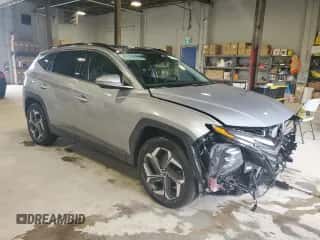 2022 Hyundai Tucson Luxury z VIN KM8JCCA1XNU028548, wystawiony jako Copart lot #80675655 z przebiegiem 100 097 mil mil oraz Szkoda całkowita • Salvage title. Historia ofert i sprzedaży dostępna na DreamBid. Obrazek 4.