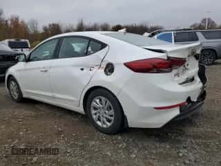 2018 Hyundai Elantra SE with VIN 5NPD74LF8JH380990, listed as a Copart auction lot 82760545 with 137,107 mi miles and Salvage title. Bid and sale history available at DreamBid. Image 2.