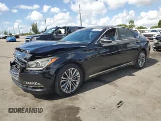 ✅ 2017 Genesis G80 3.8L • VIN: KMHGN4JE3HU194749 • Lot: 67379265. Listed on Copart with 96,011 mi. Free auction sales archive from the USA and detailed vehicle history report at DreamBid. Image 1.