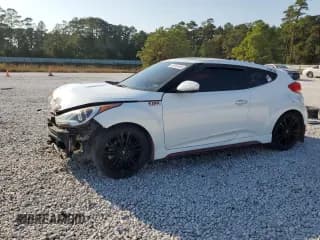 ✅ 2016 Hyundai Veloster Turbo • VIN: KMHTC6AEXGU299433 • Lot: 75761424. Wystawiony na Copart z przebiegiem 92 891 mil. Bezpłatny archiwum sprzedaży aukcyjnych z USA i szczegółowy raport historii pojazdu na DreamBid. Zdjęcie 1.