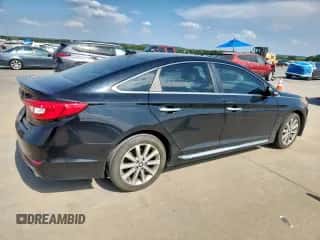 2017 Hyundai Sonata Sport with VIN 5NPE34AF9HH469349, listed as a Copart auction lot 66605255 with 83,804 mi miles and Salvage title. Bid and sale history available at DreamBid. Image 3.
