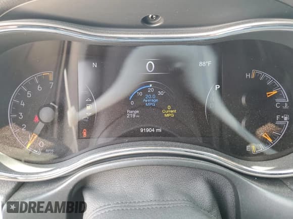 ✅ 2020 Jeep Grand Cherokee Limited X • VIN: 1C4RJEBGXLC265197 • Lot: 53363135. Listed on Copart with 91,904 mi. Free auction sales archive from the USA and detailed vehicle history report at DreamBid. Image 9.