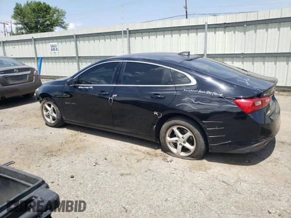 2017 Chevrolet Malibu LS с VIN 1G1ZB5ST9HF119771, выставлен на аукционе Copart как лот 61845295 с пробегом 156 812 миль миль и Списание • Salvage title. История ставок и продаж доступна на DreamBid. Изображение 2.