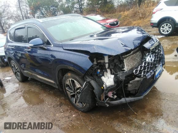 ✅ 2020 Hyundai Santa Fe Limited • VIN: 5NMS5CAA3LH272095 • Лот: 35894876. Опубликован ранее на IAAI с пробегом 12 миль. Бесплатный доступ к архиву аукционных продаж из США и подробный отчёт об истории автомобиля на DreamBid. Изображение 1.